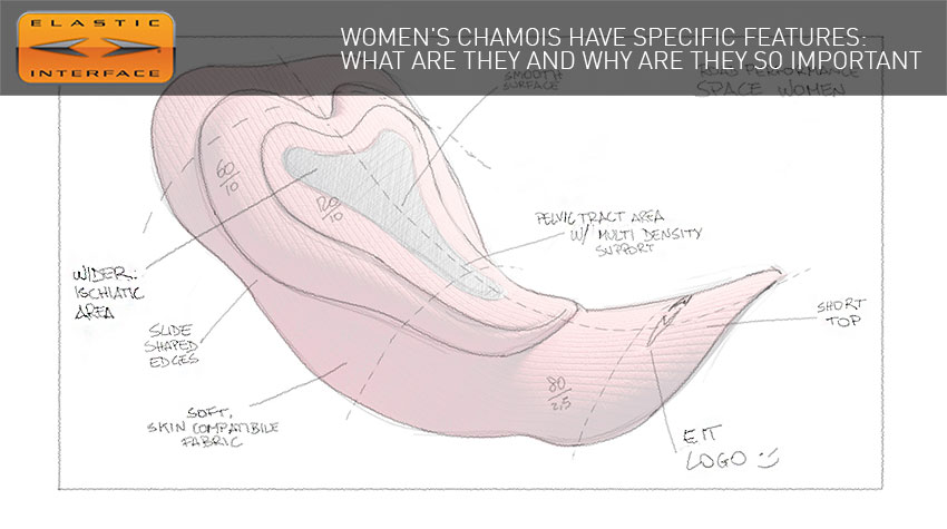 Women's chamois have specific features 